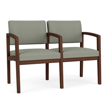 Lesro Lenox 2 Seat Tandem Seating W/ Arm, 44 in W 26 in L 31.5 in H LW2103